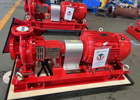 100 GPM Endsaugpumpe angetrieben durch Elektromotor UL-Kennzeichnung Feuerpumpen