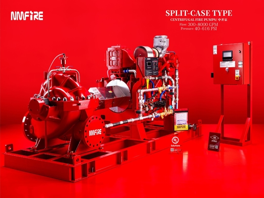 NFPA 20 Standard-Feuerpumpen-Set für Brandsicherheit und Süßwasser-/Meereswasserleistung 3000 GPM
