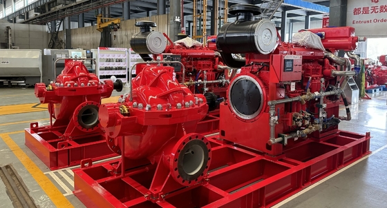 NFPA 20 Standard Feuerlöschpumpen für überlegene Brandbekämpfung 110-284PSI Förderhöhe 4500GPM