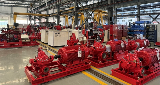 Elektromotorbetriebene Split-Case-Feuerpumpe zur effektiven Brandbekämpfung SCF250-200-600 3500 GPM