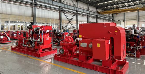 SCF200-150-640 Dieselmotor angetrieben Split Case Feuerpumpe 3000 GPM, UL / FM zertifiziert