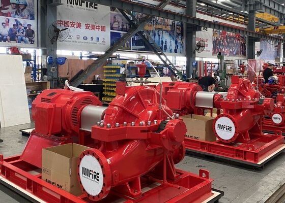 750 GPM bei 155 PSI UL/FM Split Case Feuerlöschpumpe Elektromotorgetrieben | NFPA20