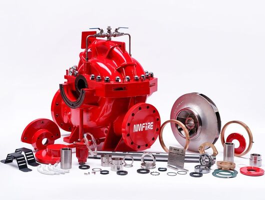 SCF100-80-200 UL/FM Horizontale Split Case Brandpumpe 300 500 GPM, 300 GPM @ 132 PSI Konzipiert für NFPA 20 Brandschutzsysteme