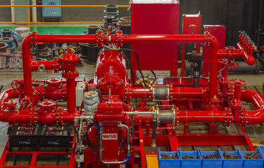 UL FM Approved Skid Mounted Fire Pump 3500GPM@140PSI For Oil Repositories