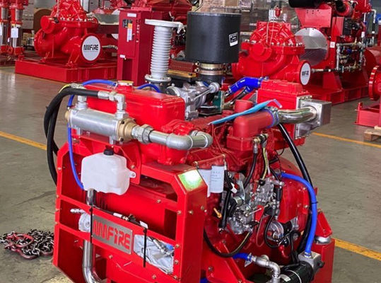 NMFIRE NM4-105 UL-Liste Dieselmotor Feuerpumpenfahrer