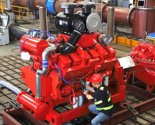 Dieselmotoren mit Feuerpumpe Wasserkühlung mit 1900-3000 U/min Geschwindigkeit bei 305 PS