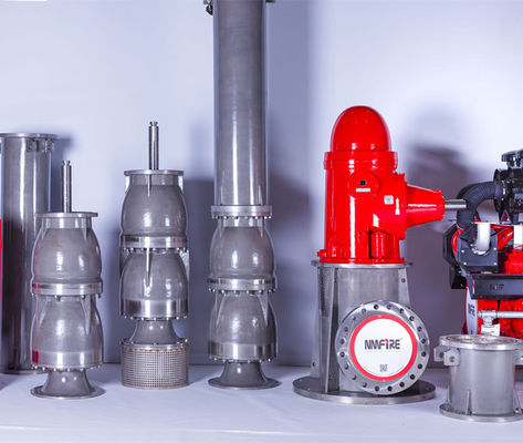 UL-gelistetes vertikales Turbinen-Feuerlöschpumpenpaket mit Dieselantrieb, 3000 GPM, 139 PSI, Petrochemie, Chemie