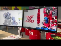 NMFIRE 1500gpm 155psi 1760rpm ULFM Dieselgetriebene vertikale Turbinenfeuerpumpe